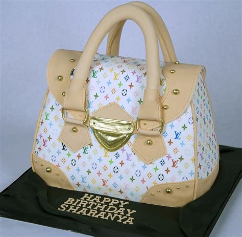 louis vuitton bag cake|louis vuitton handbag cake.